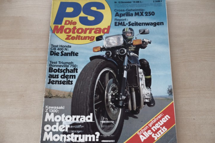 Deckblatt PS Sport Motorrad (12/1979)